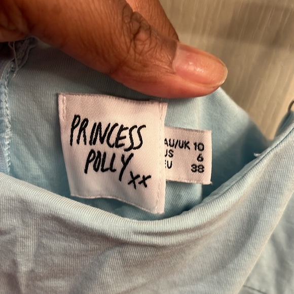 Princess Polly Kiribati Mini Dress- Blue. Size 6 - Picture 3 of 7